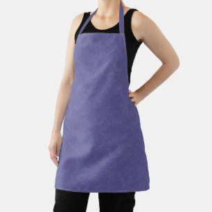 Purple textured surface swirling pattern apron