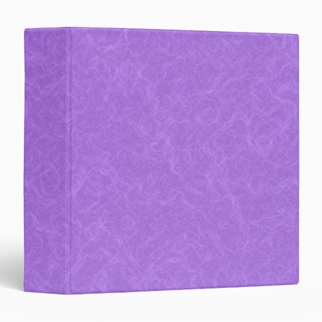 Purple textured surface with swirling pattern 3 ring binder (Front/Spine)