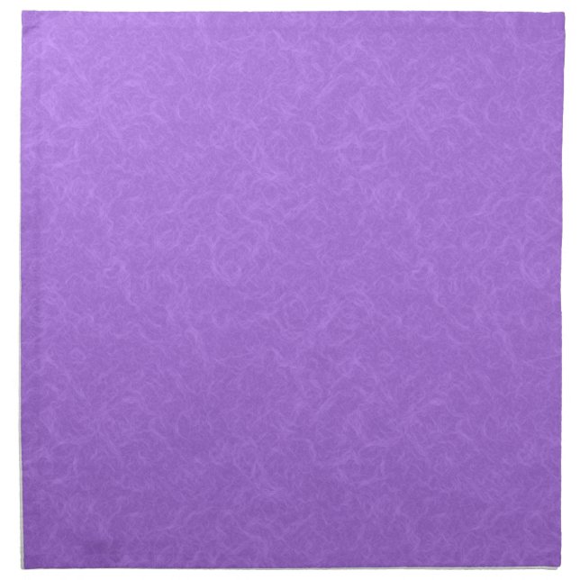 Purple textured surface with swirling pattern cloth napkin (Front)