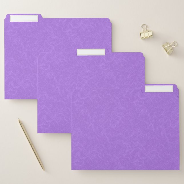 Purple textured surface with swirling pattern file folder (Set)