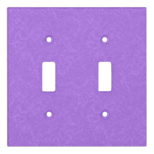 Purple textured surface with swirling pattern light switch cover