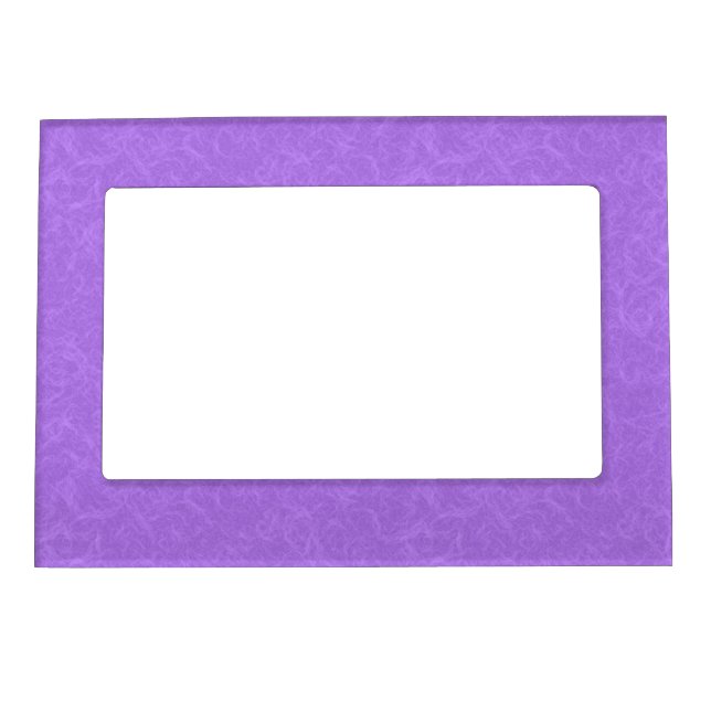 Purple textured surface with swirling pattern magnetic frame (Front)