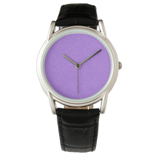 Purple textured surface with swirling pattern watch (Front)