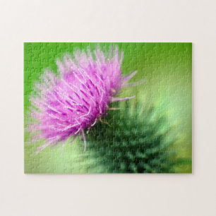 Purple Thistle Jigsaw puzzle