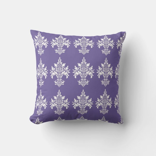 Purple Throw Pillow (Front)