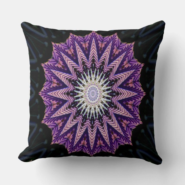 Purple..... Throw Pillow (Front)