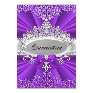 Quinceanera Purple Invitations 2