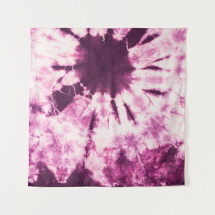 Purple Tie Dye Batik Texture Tapestry