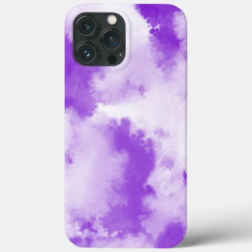 Purple tie dye  iPhone 13 pro max case