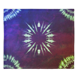 Purple Tie Dye Duvet Cover