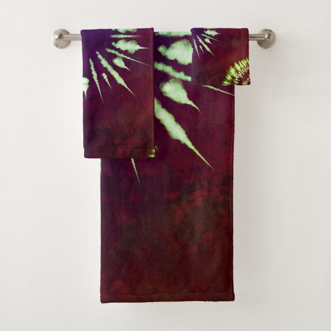 Purple Tie Dye Towel (Insitu)