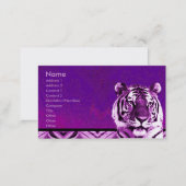 Purple Tiger Business Card (Front/Back)