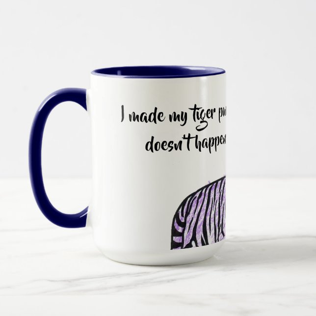 Purple Tiger Mug (Left)