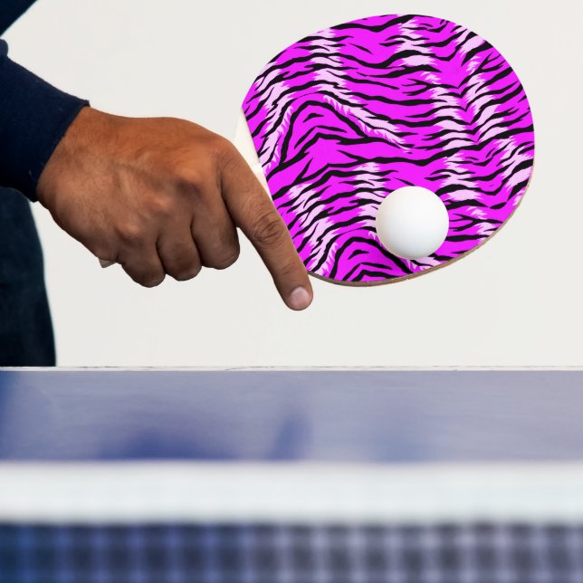 Purple Tiger Skin Pattern Design  Ping Pong Paddle (Insitu)