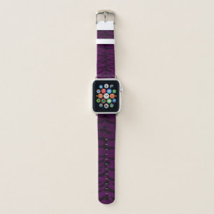 Purple Tiger Skin Print Apple Watch Band