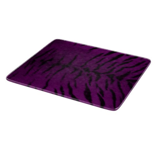 Purple Tiger Skin Print Cutting Board