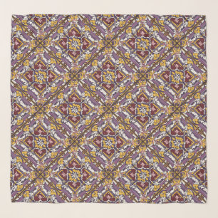 Purple Tile Scarf