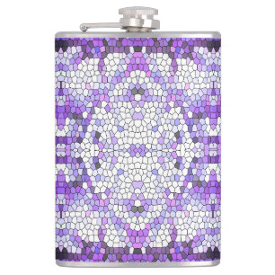 Purple tiles - mosaic, greek style, flask