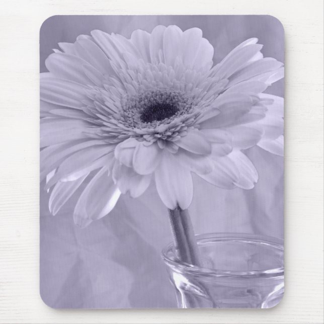 Purple Tinted Daisy Mouse Pad (Front)