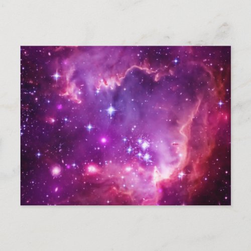 Purple Tinted Small Magellanic Cloud Postcard