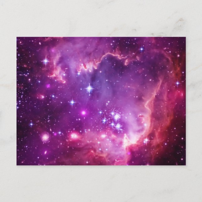 Purple Tinted Small Magellanic Cloud Postcard (Front)