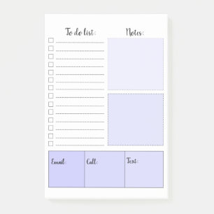Purple  to do list Post-it® Notes