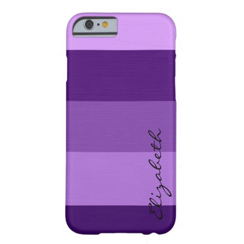 Purple Tones Stripes Background Barely There iPhone 6 Case