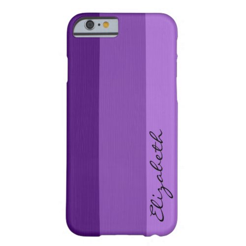 Purple Tones Stripes Background Barely There iPhone 6 Case