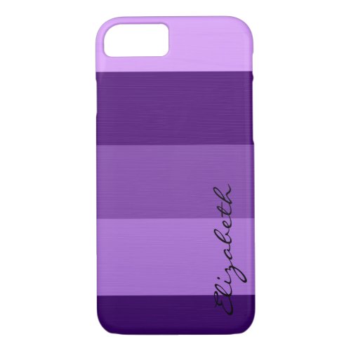 Purple Tones Stripes Background iPhone 87 Case