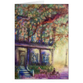 Purple Townhouse greeting card (Front)