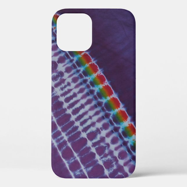 Purple Tracks Tie Dye Case-Mate iPhone Case (Back)