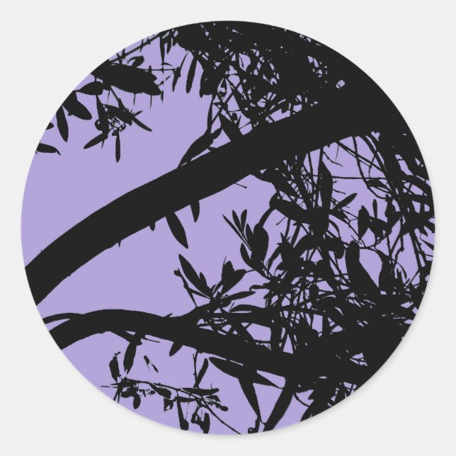 Purple Tree Branch Stickers (Front)