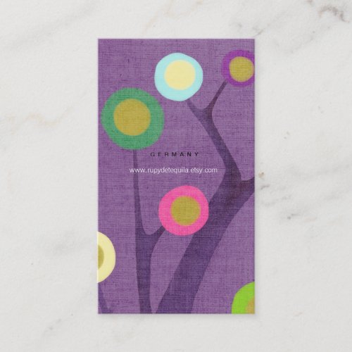 Purple Tree Business Card