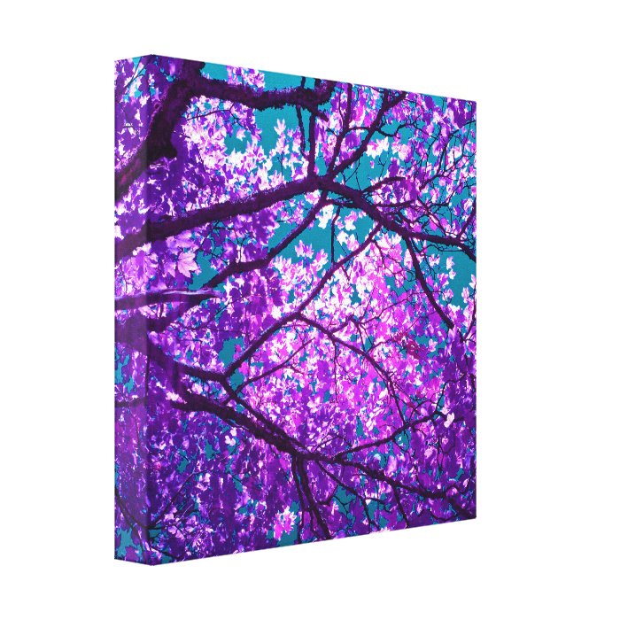 Purple tree II Gallery Wrap Canvas