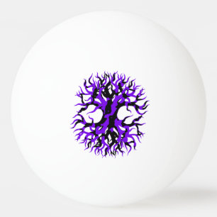 Purple Tree of Life Ping-Pong Ball
