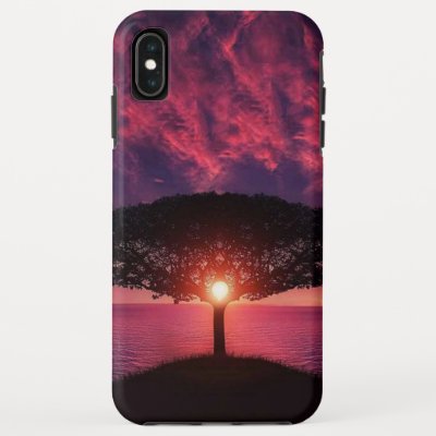 Purple Tree Sunset Case-Mate iPhone Case