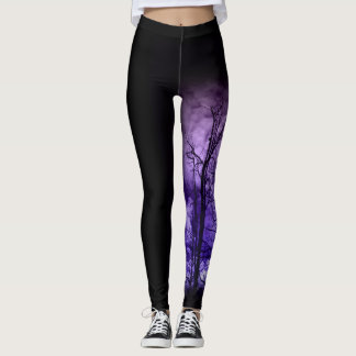 Purple Trees Leggings
