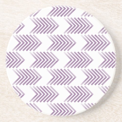 Purple Tribal Arrow Pattern Coaster