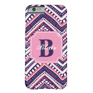 Purple Tribal Chevron Barely There iPhone 6 Case