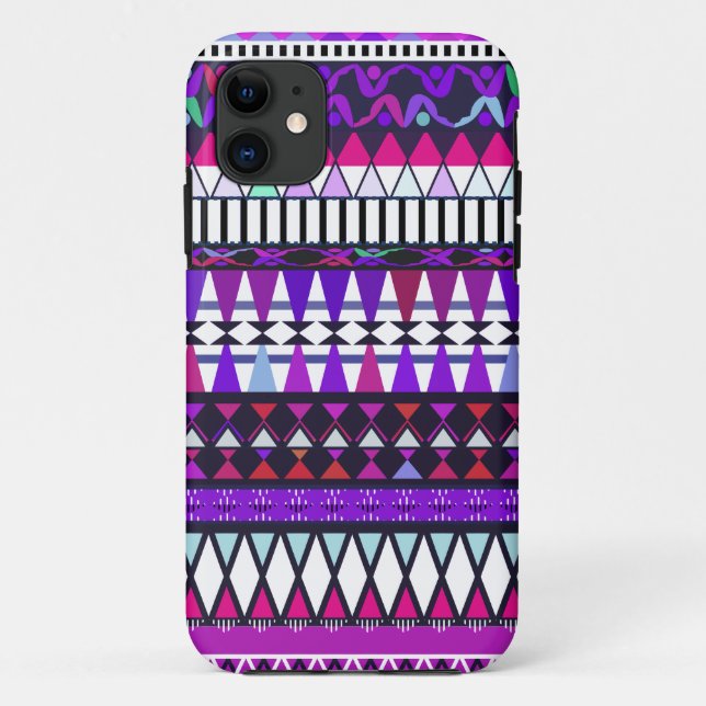 Purple Tribal Pattern iPhone 5 Case-Mate Case (Back)