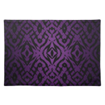 Purple tribal shapes pattern