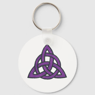 Purple Trinity Keychain
