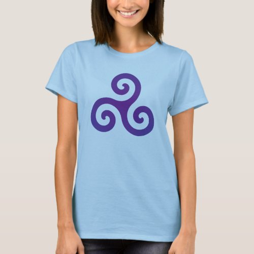 Purple Triskele T_Shirt