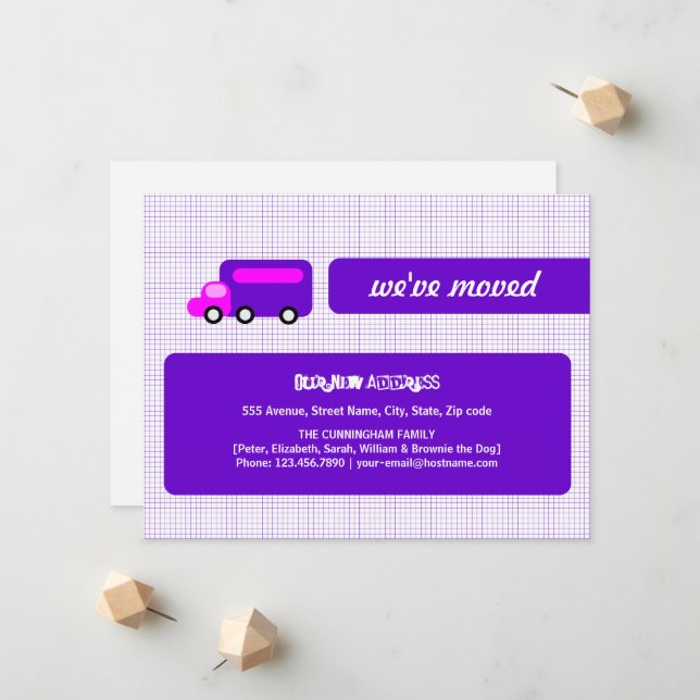 Purple Truck Moving Announcement (Front/Back In Situ)