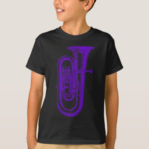 Purple Tuba T_Shirt
