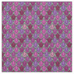 Purple Tulip Field  Fabric