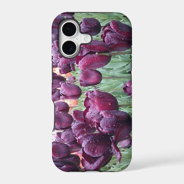 Purple Tulip iPhone / iPad case (Back)