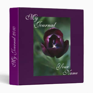Purple Tulip Journal Avery Binder