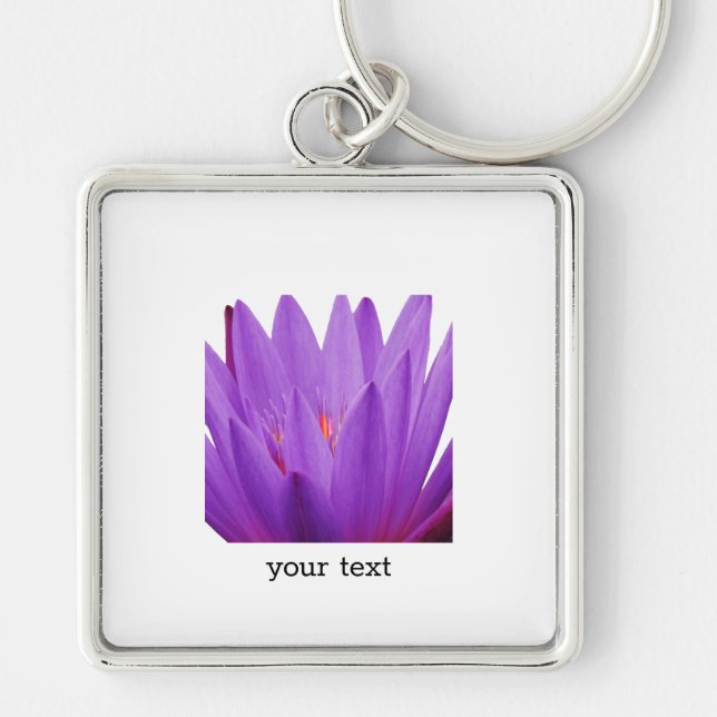 Purple Tulip Keychain (Front)