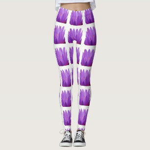 Purple Tulip Leggings